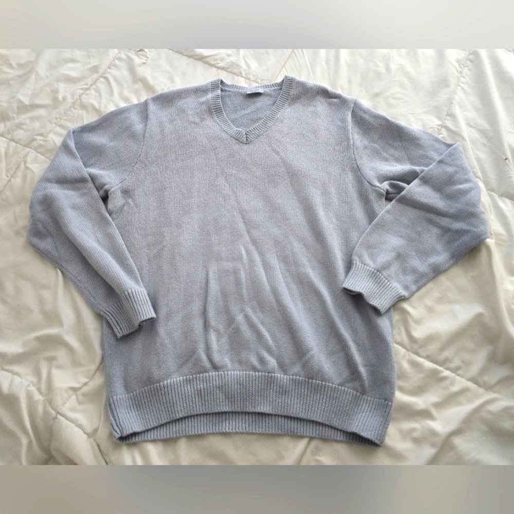 Brandy Melville John Galt Sweater Womens One Size Light Blue